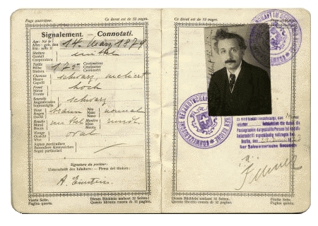 Abert Einsteins Schweizer Ausweis